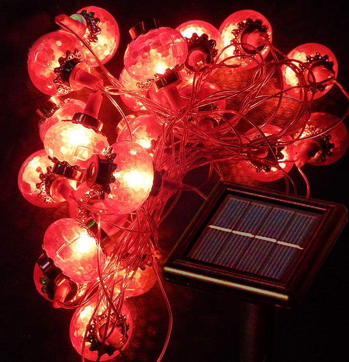 Solar lantern string lights